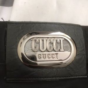 Black silk Gucci pants. Mint condition